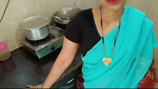 Bihari housewife with hubby friend get fuck in kitchen doggystyle Video